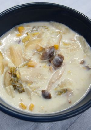 炊飯器DE米粉のミルクスープ-レシピのメイン写真