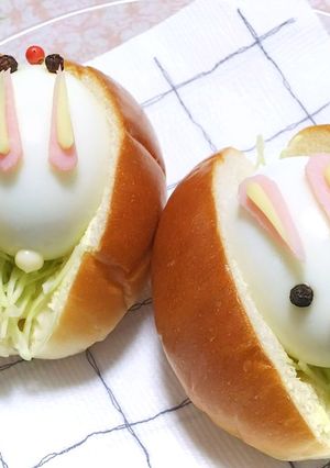 まるごと ゆで卵サンド☆イースターにも-レシピのメイン写真