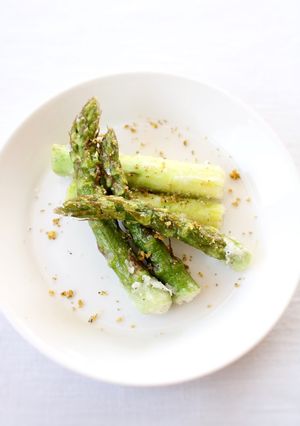 簡単おつまみ【アスパラ揚げ（レモン塩）】-レシピのメイン写真