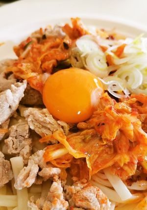 キムチラー油うどん（キムラーうどん）-レシピのメイン写真