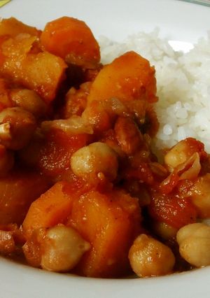 ドイツ人のひよこ豆とかぼちゃの煮込み♥-レシピのメイン写真