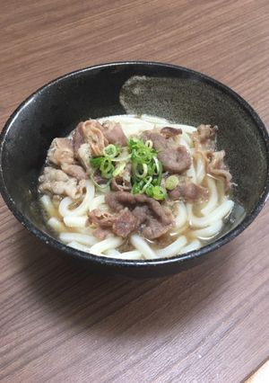 肉うどん-レシピのメイン写真