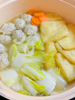 鷄つくね鍋-レシピのメイン写真