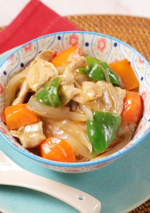 春野菜楽しむ！しょうがであっさり中華丼-レシピのメイン写真