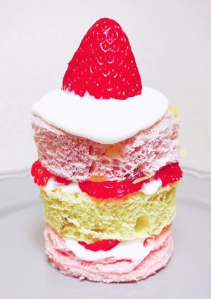 市販のパンで超簡単☆1歳バースデーケーキ-レシピのメイン写真