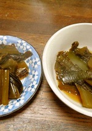 わかめの茎の煮物　　　　　　-レシピのメイン写真