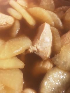 大根と鶏胸肉の酢醤油煮-レシピのメイン写真