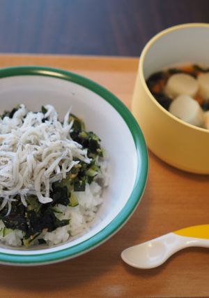【おとなも美味しい幼児食】釜揚げしらす丼-レシピのメイン写真