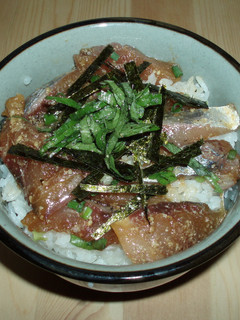 アジの漬け丼-レシピのメイン写真