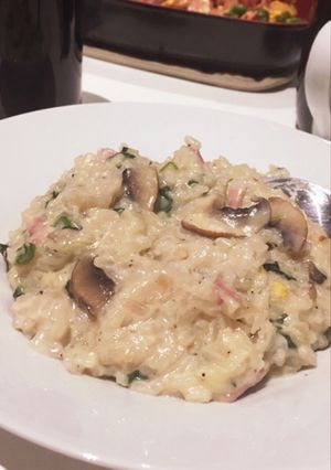 きのことほうれん草のクリームパスタ-レシピのメイン写真