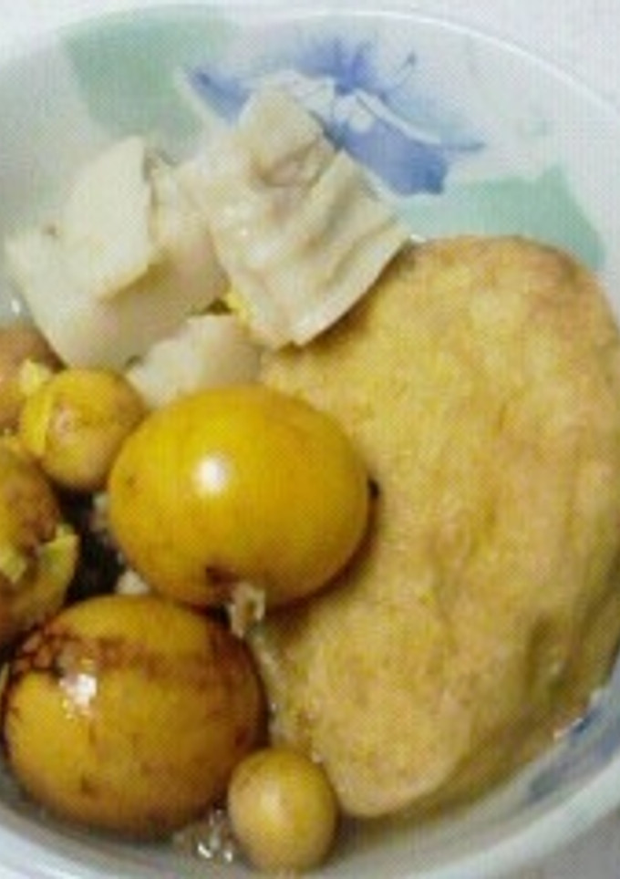 【簡単】きんかんとかくふとがんもどき煮物-レシピのメイン写真