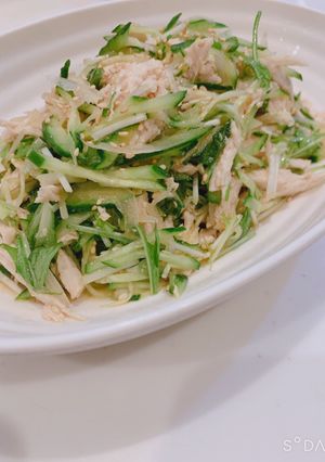 鳥胸肉さっぱりサラダ 暑い時期にぴったり-レシピのメイン写真