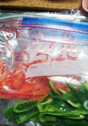 人参、ピーマンも冷凍します(^○^)-レシピのメイン写真