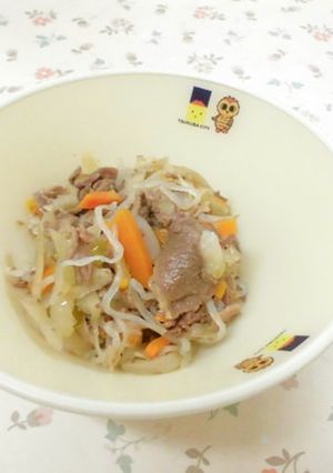 牛肉の甘辛煮＠つくば市学校給食-レシピのメイン写真