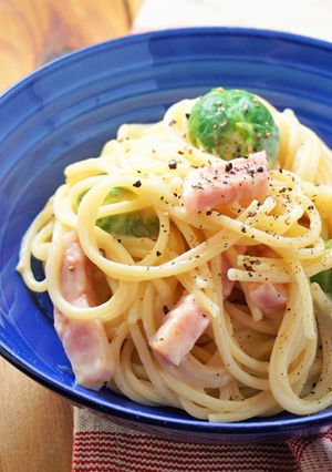 大豆ペーストでヘルシーカルボナーラ-レシピのメイン写真