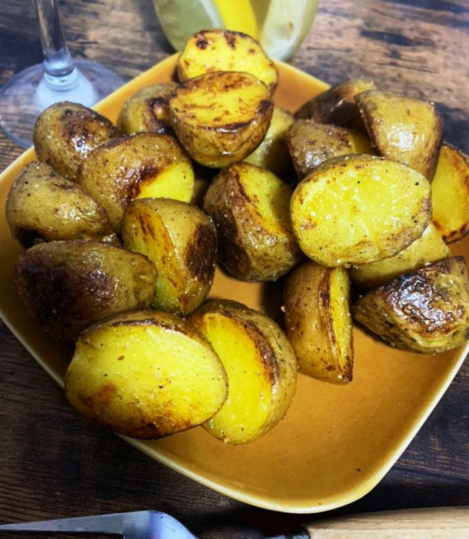 ニューメリカルレシピ・イン・シー インカのめざめで作るガーリックポテト by 居酒屋「蓮