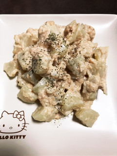 菊芋とツナの明太マヨサラダ-レシピのメイン写真