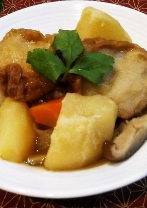 じゃがいもと仙台麩の煮物♪-レシピのメイン写真