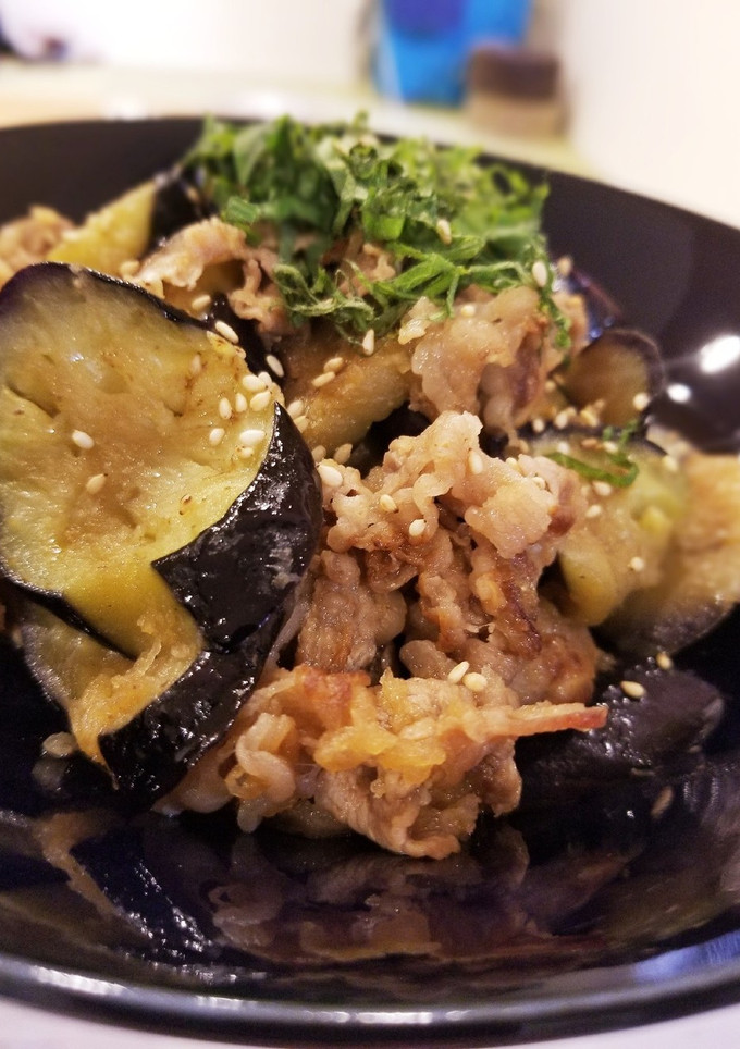 なすびと豚肉の和風炒め-レシピのメイン写真