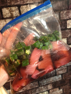 マグロとオクラの漬け-レシピのメイン写真