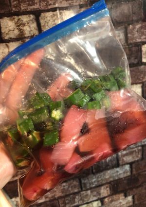 マグロとオクラの漬け-レシピのメイン写真