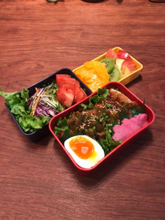 お弁当・・・5鶏のネギソース丼-レシピのメイン写真