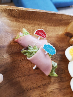 お弁当に♪レタスのハム巻き~-レシピのメイン写真