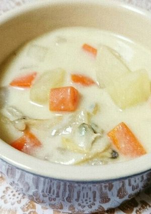 豆乳のクラムチャウダー-レシピのメイン写真