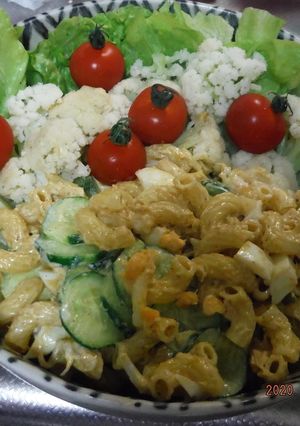 ひと味違う、カレー風味のマカロニサラダ-レシピのメイン写真