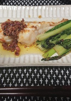 うめこのバターソースで白身魚のソテー-レシピのメイン写真
