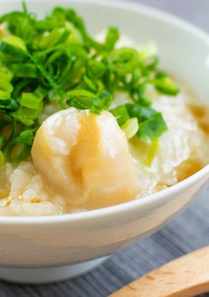 自家製干し貝柱で作る♪帆立の中華粥-レシピのメイン写真