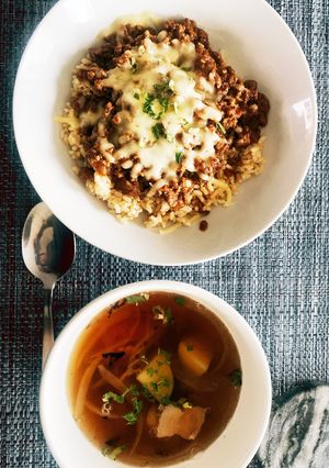 超時短ドリア風ミートソースご飯-レシピのメイン写真