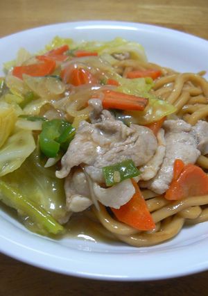 五目あんかけ焼きうどん-レシピのメイン写真