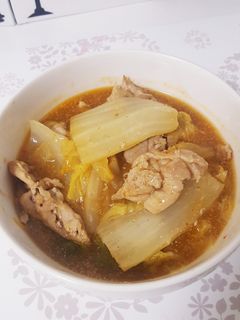 白菜と豚肉のピリ辛炒め-レシピのメイン写真