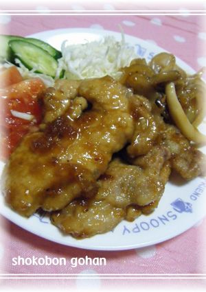 これ一品でOKな豚しょうが焼き-レシピのメイン写真