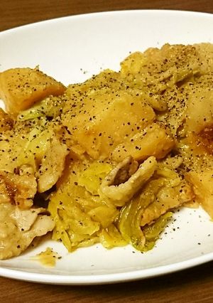 豚キャベツポテト 味噌バター-レシピのメイン写真