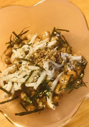毎日の納豆●シソふりかけ＆しらす-レシピのメイン写真