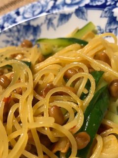 納豆パスタ-レシピのメイン写真