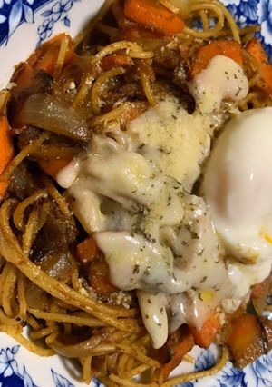 カレーパスタ-レシピのメイン写真