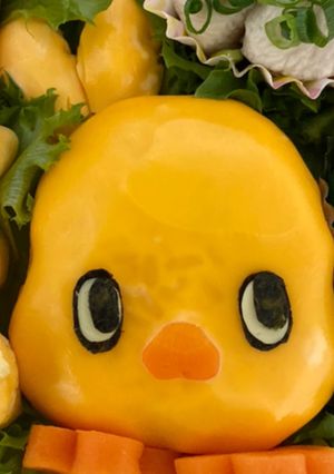 チキンラーメンひよこちゃんのお顔パーツ-レシピのメイン写真