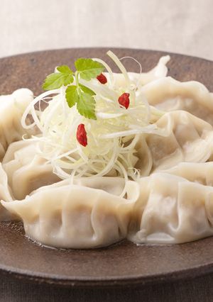 えびと鶏ひき肉の水餃子-レシピのメイン写真