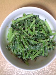 ビタミンCたっぷり大根菜の胡麻和え-レシピのメイン写真