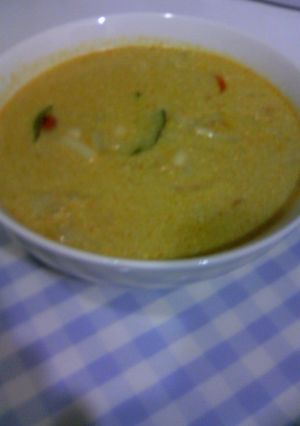 大豆入りタイカレーのスープ（イエロー）-レシピのメイン写真