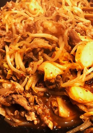 材料4つ!簡単豚キム♫-レシピのメイン写真