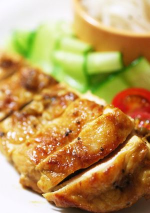 驚！ヤワラカ！南国風カレー照り焼きチキン-レシピのメイン写真