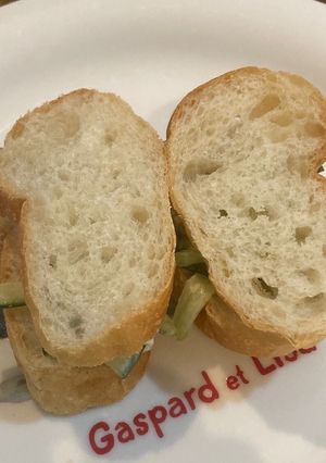 キュウリとツナのバケットサンド-レシピのメイン写真
