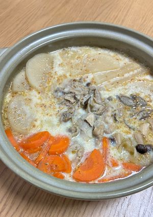 根菜たっぷり！ごま豆乳鍋-レシピのメイン写真