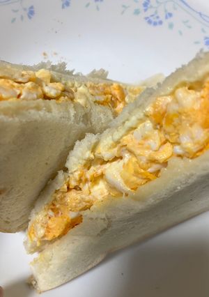 簡単　キャンプ飯　卵サンド-レシピのメイン写真