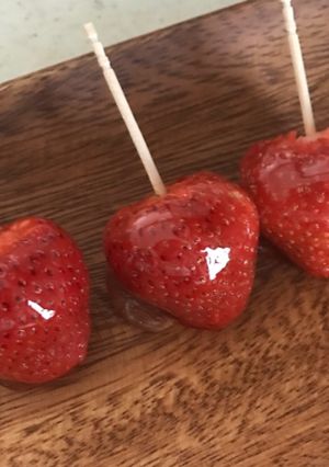 失敗なし！簡単いちご飴 ♡-レシピのメイン写真