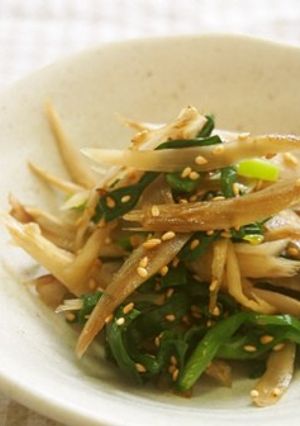 ゴボウとニラの胡麻和え♪風味豊か!-レシピのメイン写真